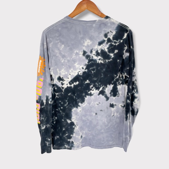 Nickelodeon Gray Tie Dye 90s Girl Graphic Long Sleeve Tee Size Small - Picture 2 of 9